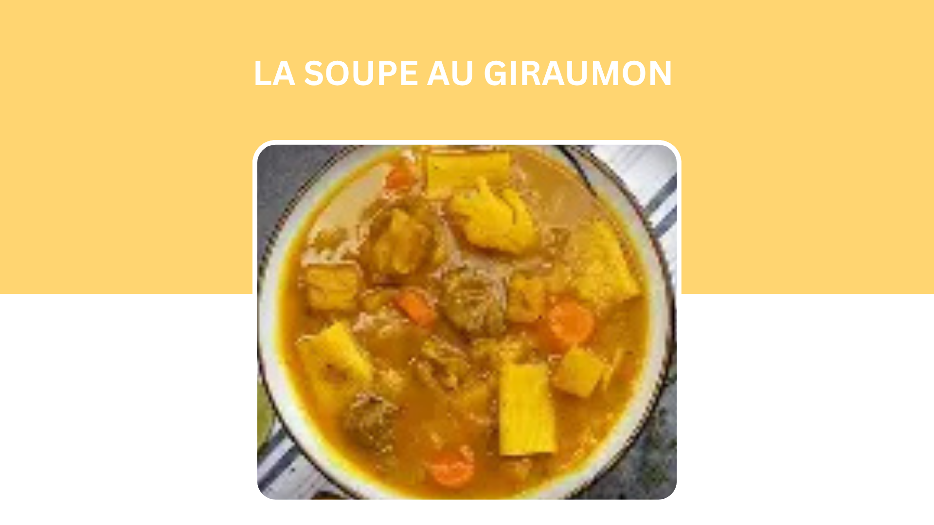 Lire la suite à propos de l’article La soupe au giraumon